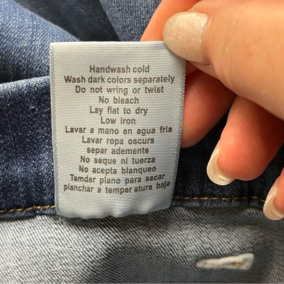 Judy Blue Pull On Super Flare Jeans Pant Womens Size 5 / 27 Blue Stretch Pockets - Picture 5 of 13